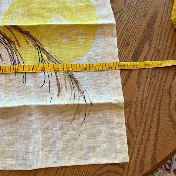 Vera Neumann 1982 Calendar Linen Kitchen Hand Dish Towels Lot 4 New Old Stock - Picture 5 of 5